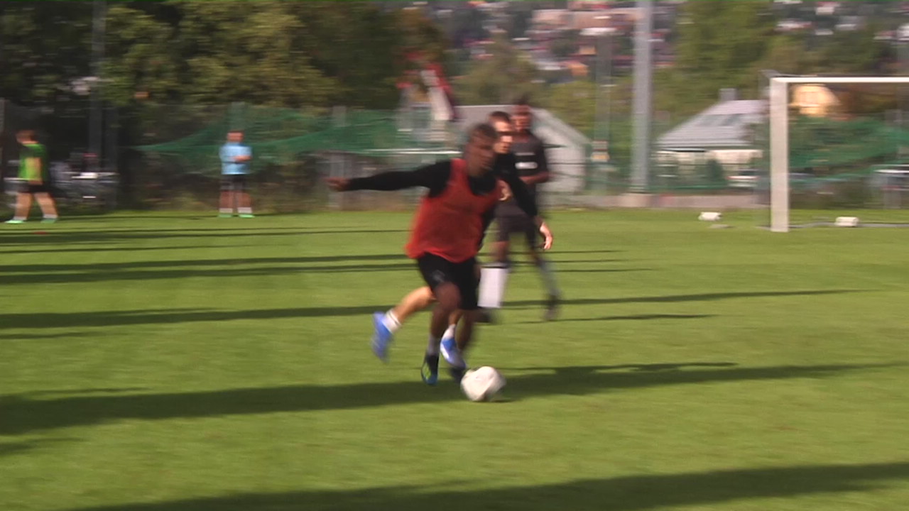 Botheim-show på trening